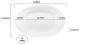 Preview: Servier Platte oval 36cm Porzellan Fontiganc